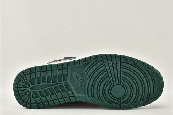 Air Jordan 1 Retro High Premium Mystic Green Bio Beige Anthracite Mystic Green AH7389 203 Womens And Mens Shoes